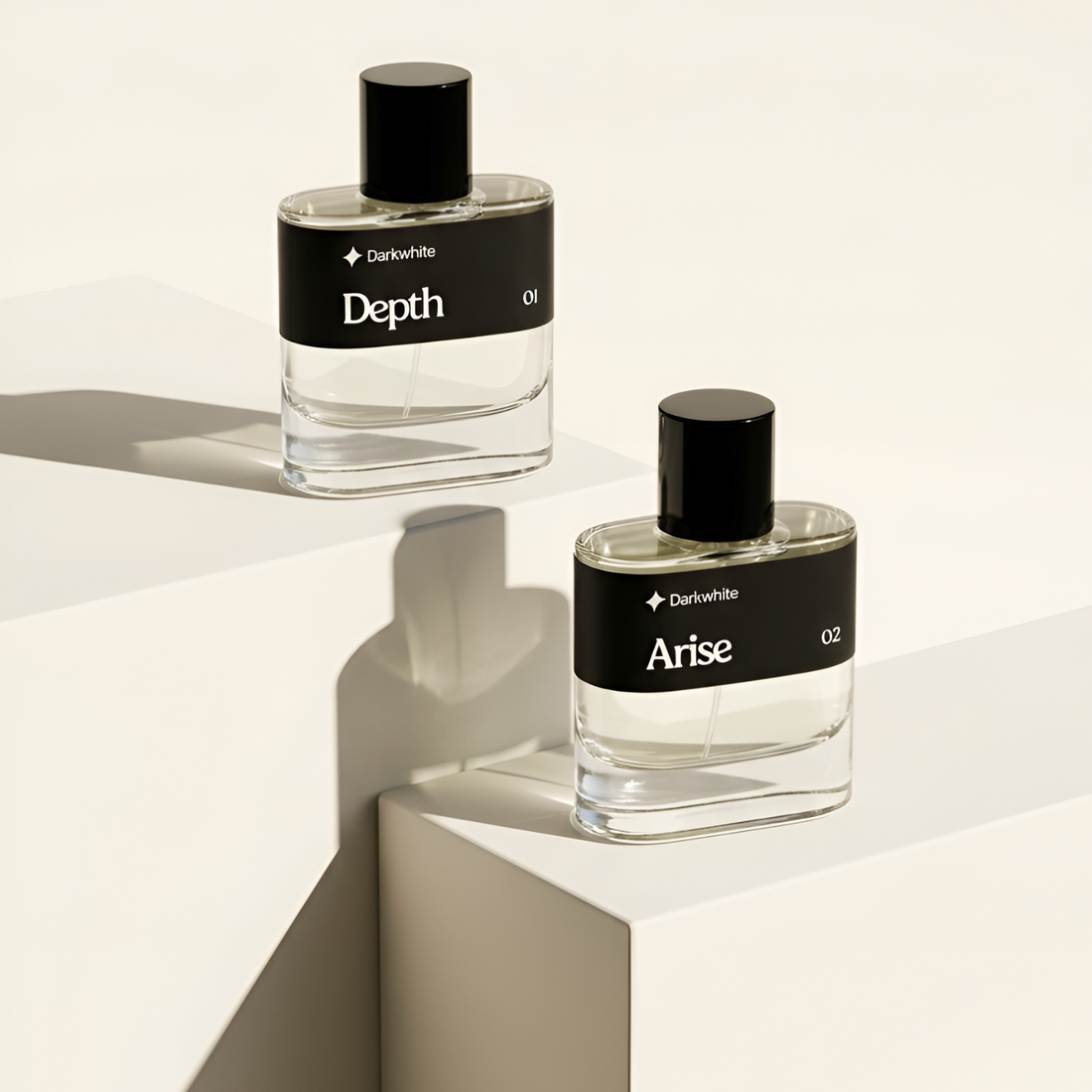 DARKWHITE DEPTH and ARISE podium photograph